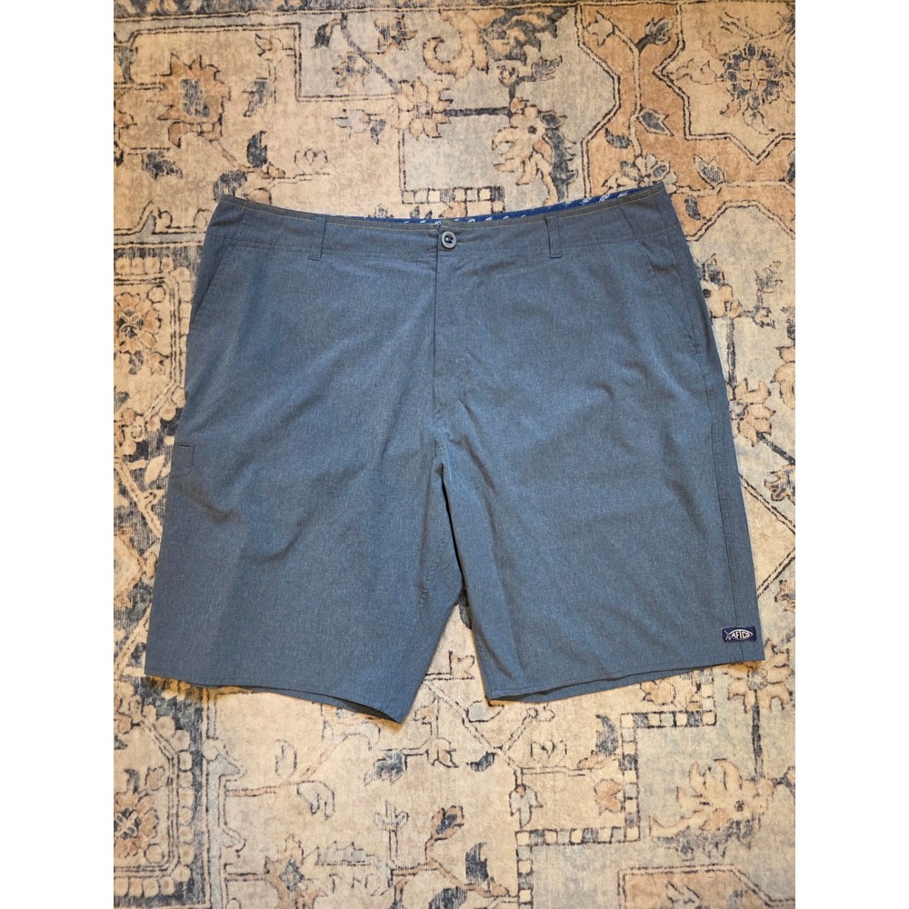 AFTCO Aftech Mens Size 40 Lightweight Blue Fishing Outdoors Boating Beach Shorts